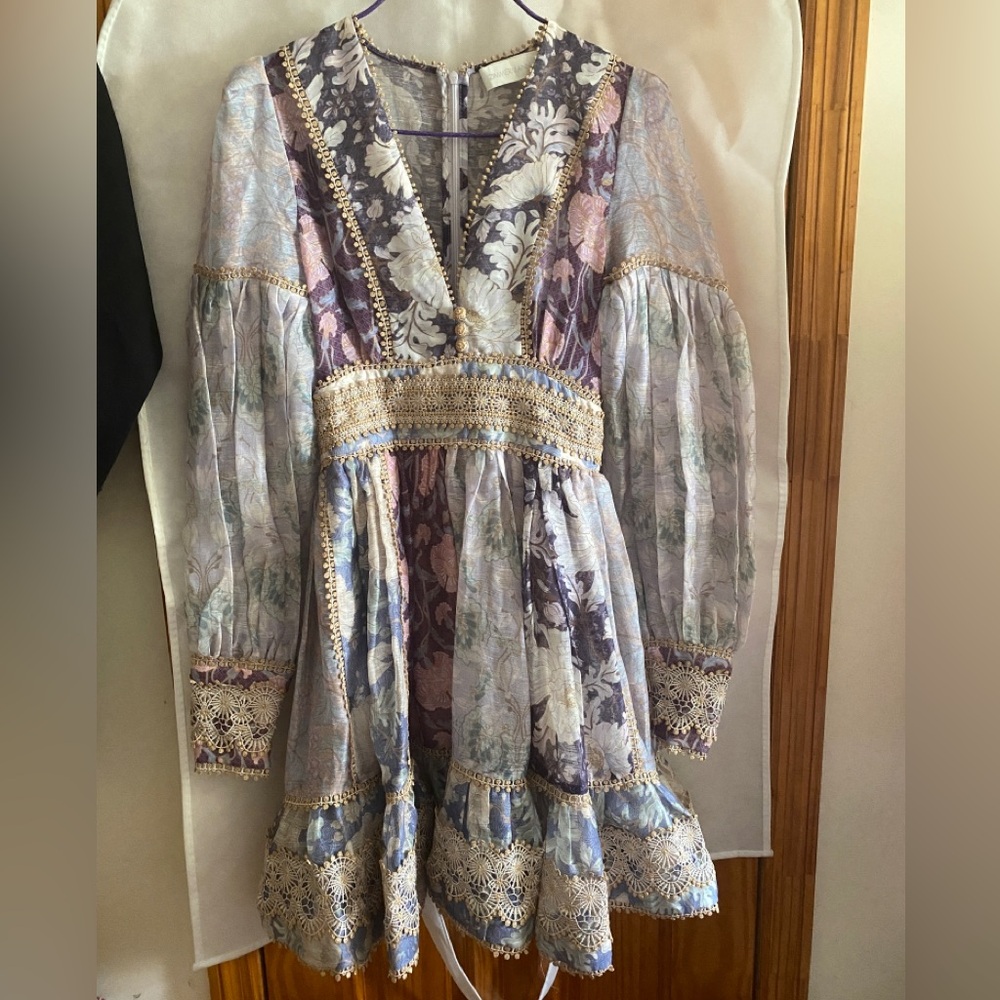 NEW floral mini dress, size 0-2/XS